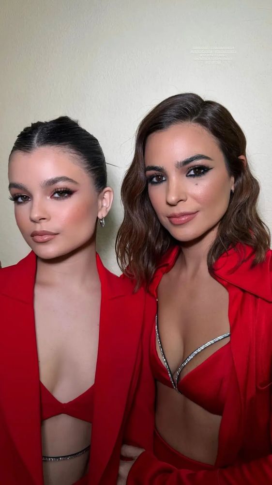 Agustina Cherri y su hija
