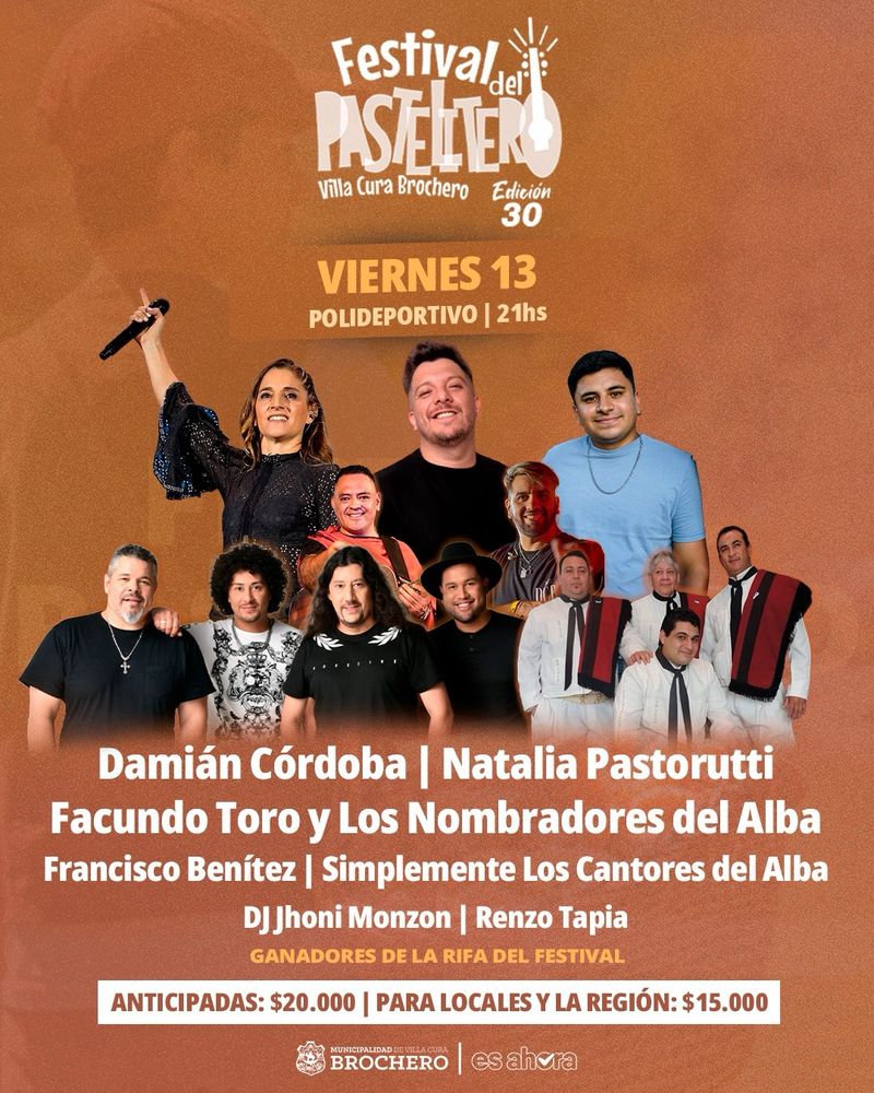 Los artistas invitados a Villa Cura Brochero.