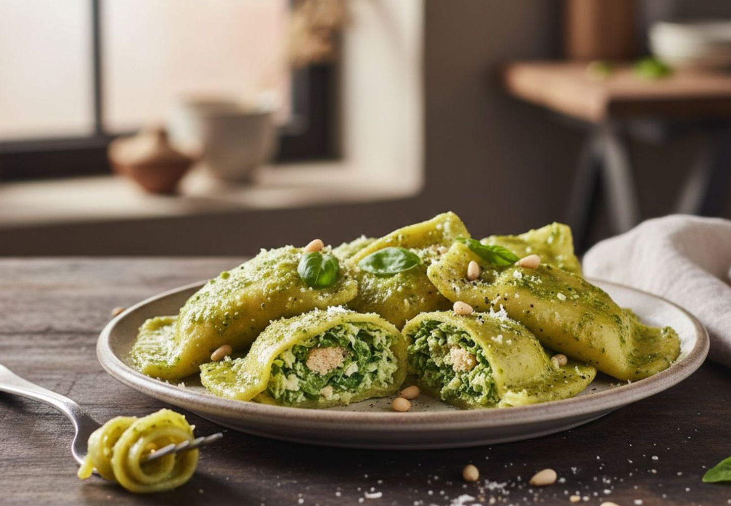 Chau ravioles: cómo hacer los pansottis de Donato De Santis, la receta de pasta rellena para sorprender a toda la familia