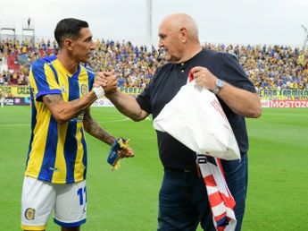 Un guiño inesperado: el regalo que recibió Di María antes del partido de Central que sorprendió a todos