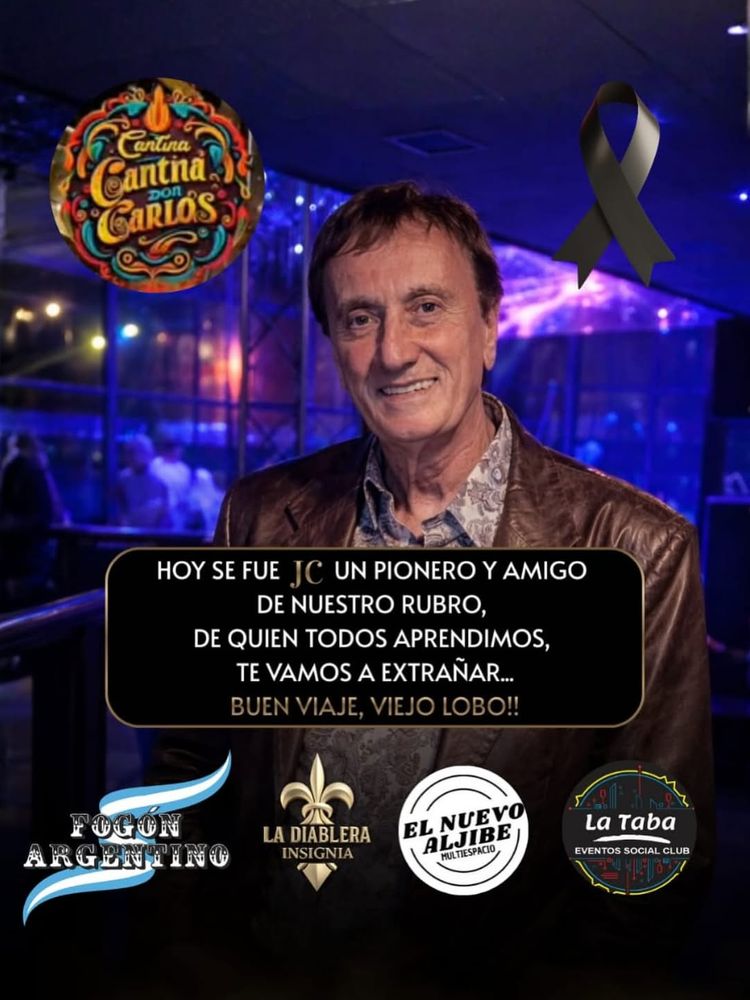 El posteo para despedir a JC.