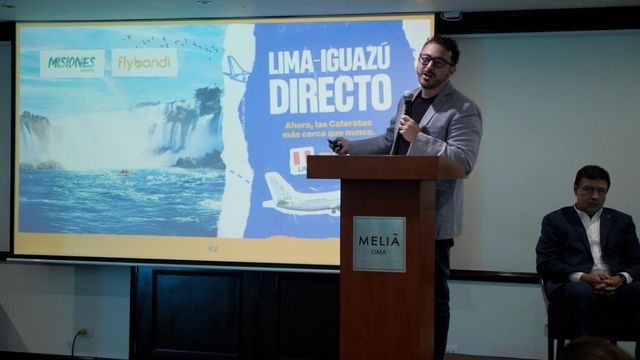 Misiones presentó en Perú el vuelo Lima–Iguazú y afianza su posicionamiento internacional.