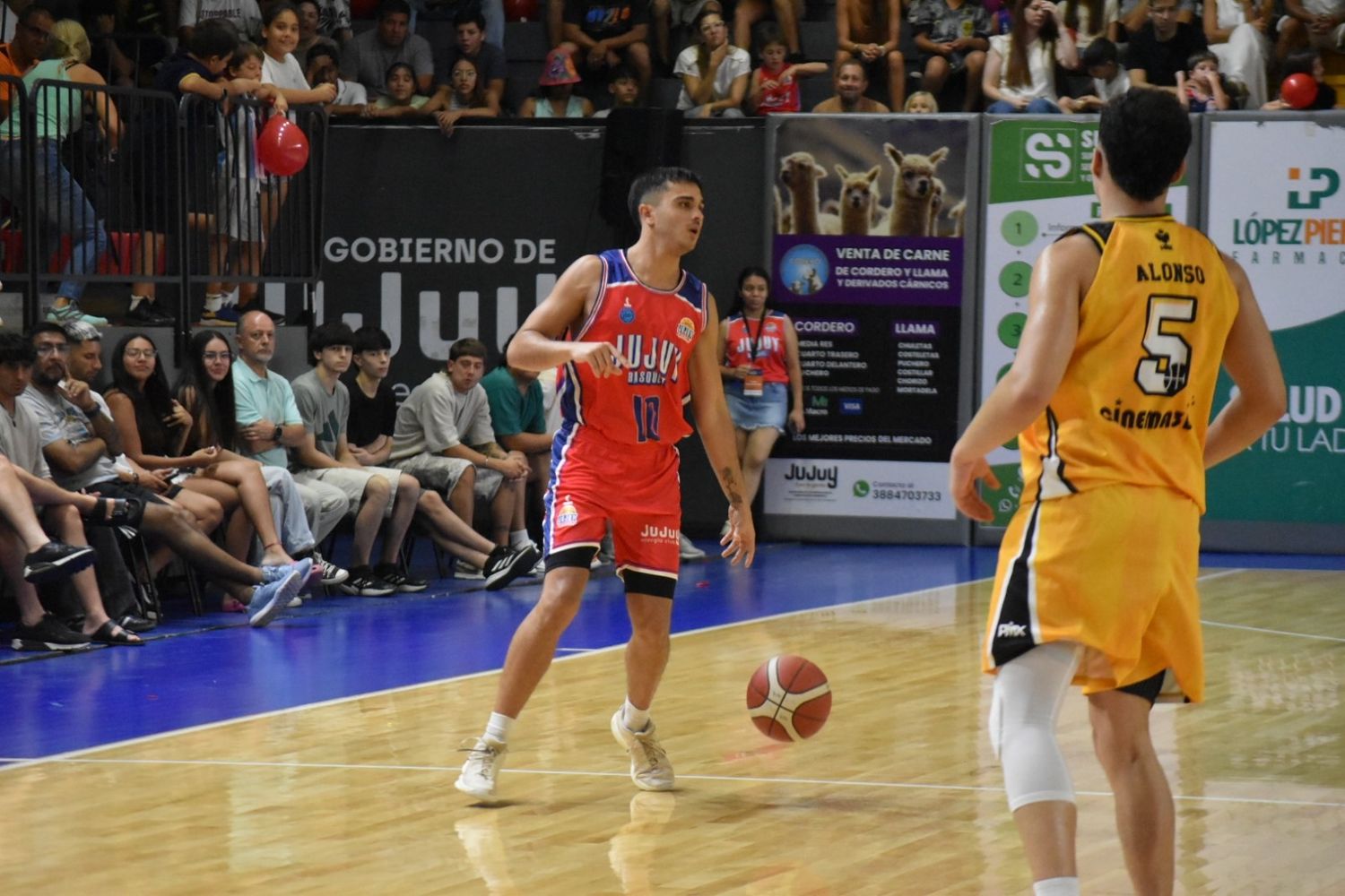 Después del descanso largo el equipo jujeño recuperó la confinza y con carácter comenzó a construir un notable triunfo sobre el lider de la Conferencia Norte.