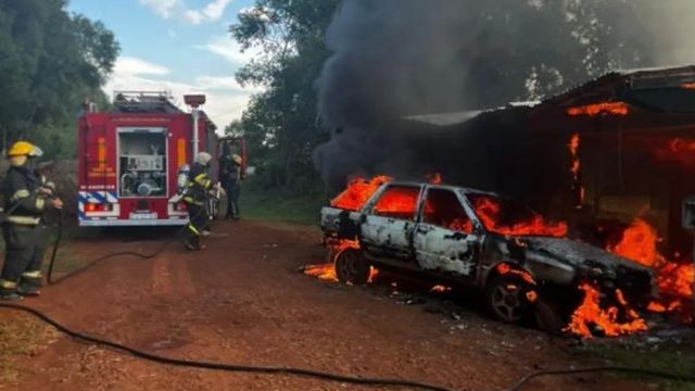 Campo Grande: un bebé sufrió graves quemaduras tras el incendio de su vivienda.