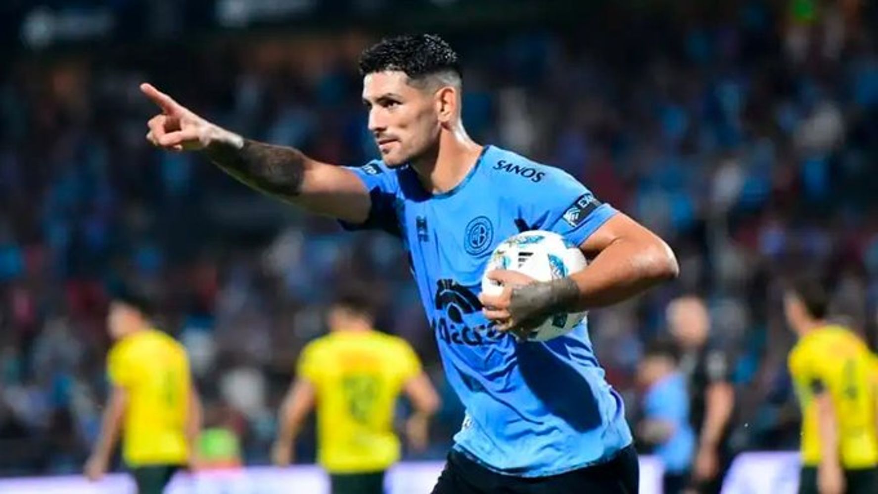 Tras un desgarro, el delantero Lucas Passerini vuelve a ser tenido en cuenta en Belgrano.