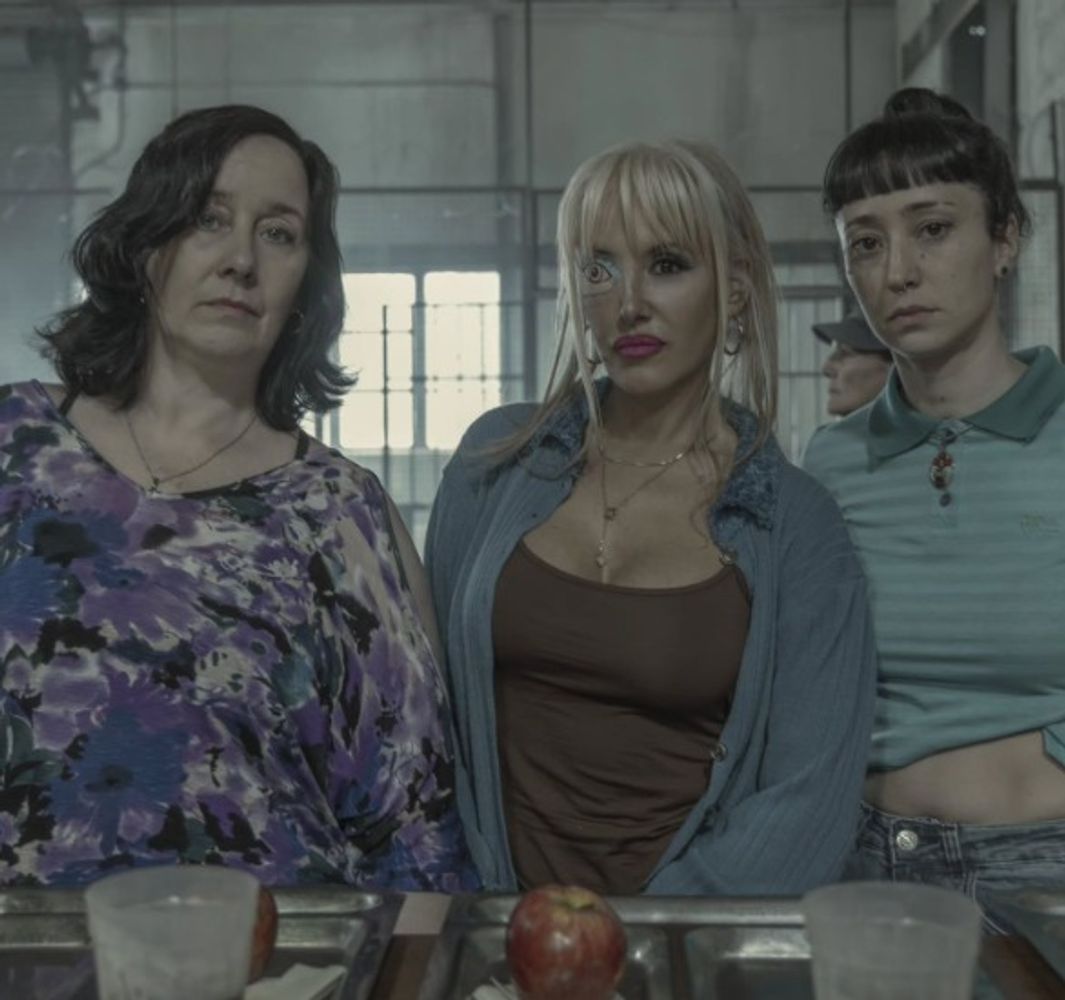 Olga con Gladys y Solita en La Quebrada.