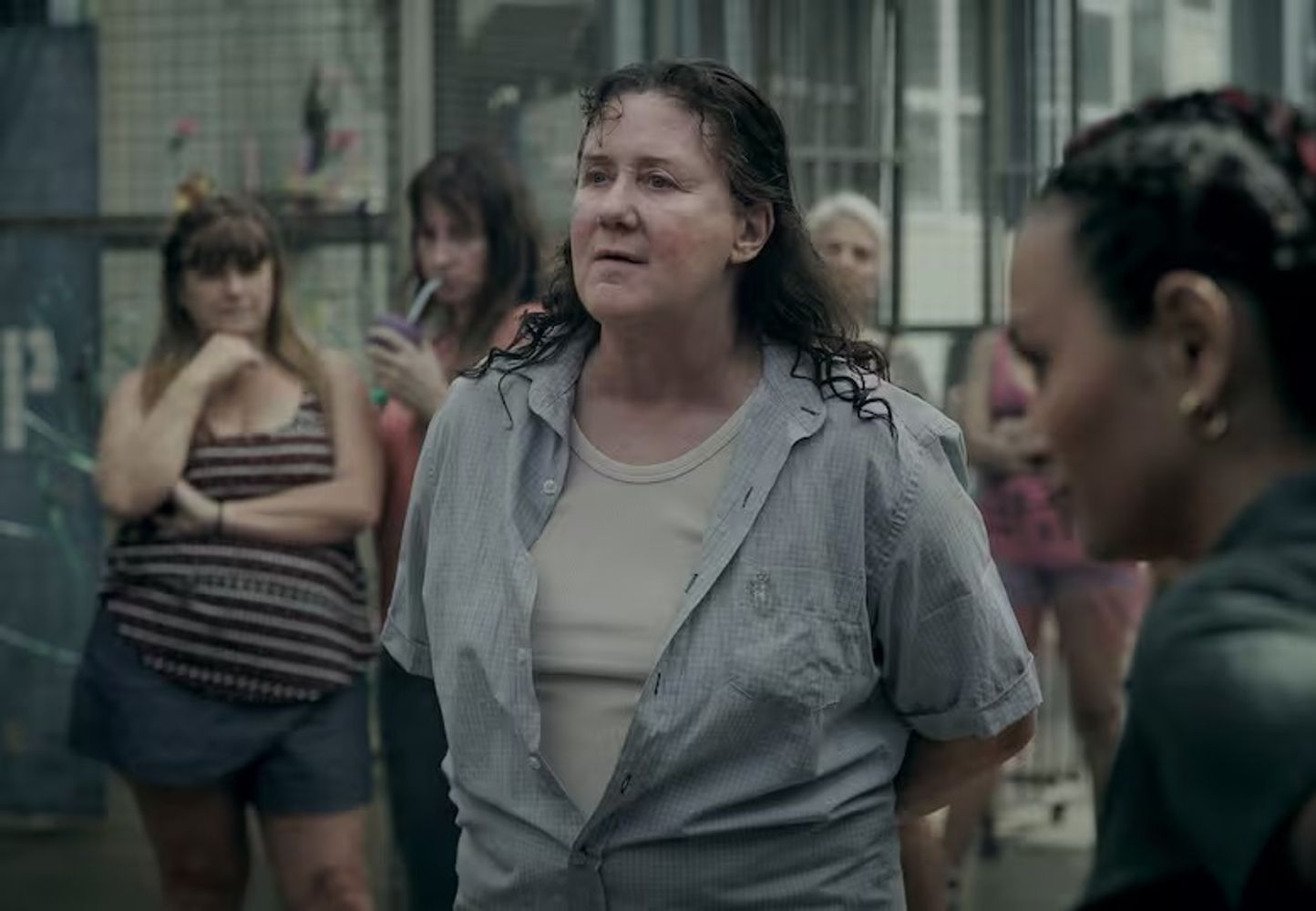 Verónica Llinás como La Gringa, personaje de En el Barro 2.