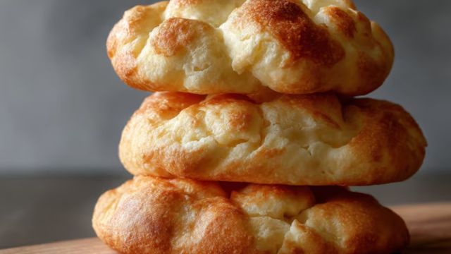 En simples pasos, se consigue un pan nube sin prender el horno.