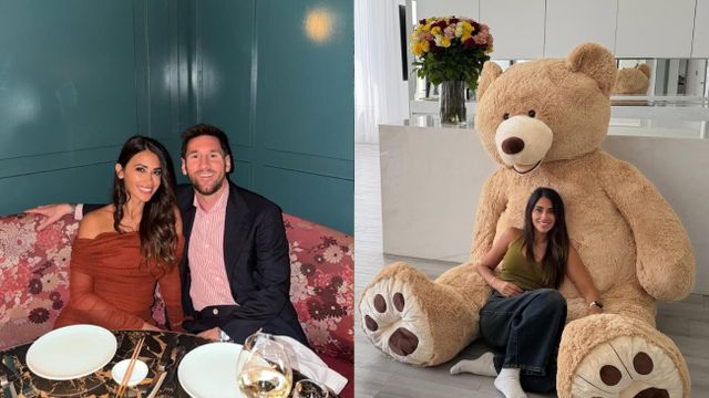 Antonela Rocuzzo y Lionel Messi, festejaron San Valentín