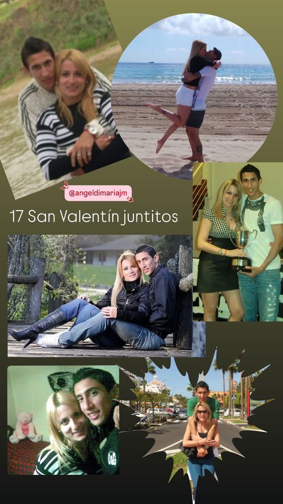 Jorgelina Cardoso y Ángel Di María, 17 años de amor