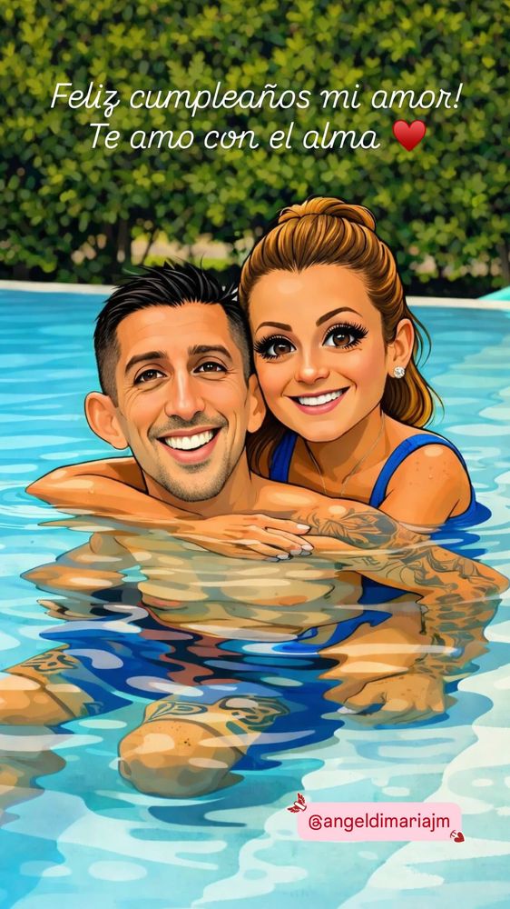 Jorgelina Cardoso y Ángel Di María, 17 años de amor