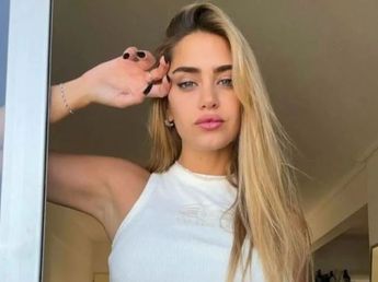 Sabrina Cortez, la ex Gran Hermano, posó en ropa interior de encaje color rojo pasión y se robó todas las miradas