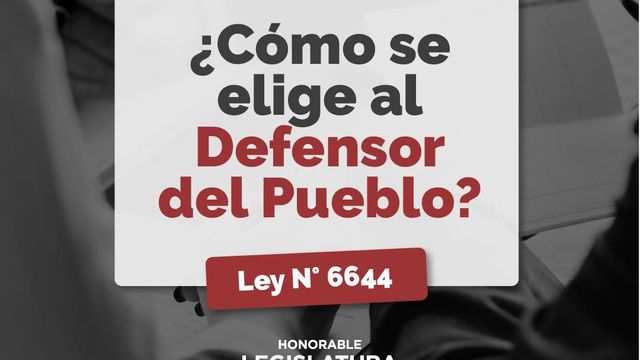 cargo para Defensor del pueblo