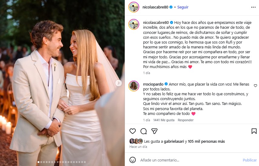 “No puedo más”: la fuerte confesión de Nicolás Cabré a Rocío Pardo a dos meses de su casamiento