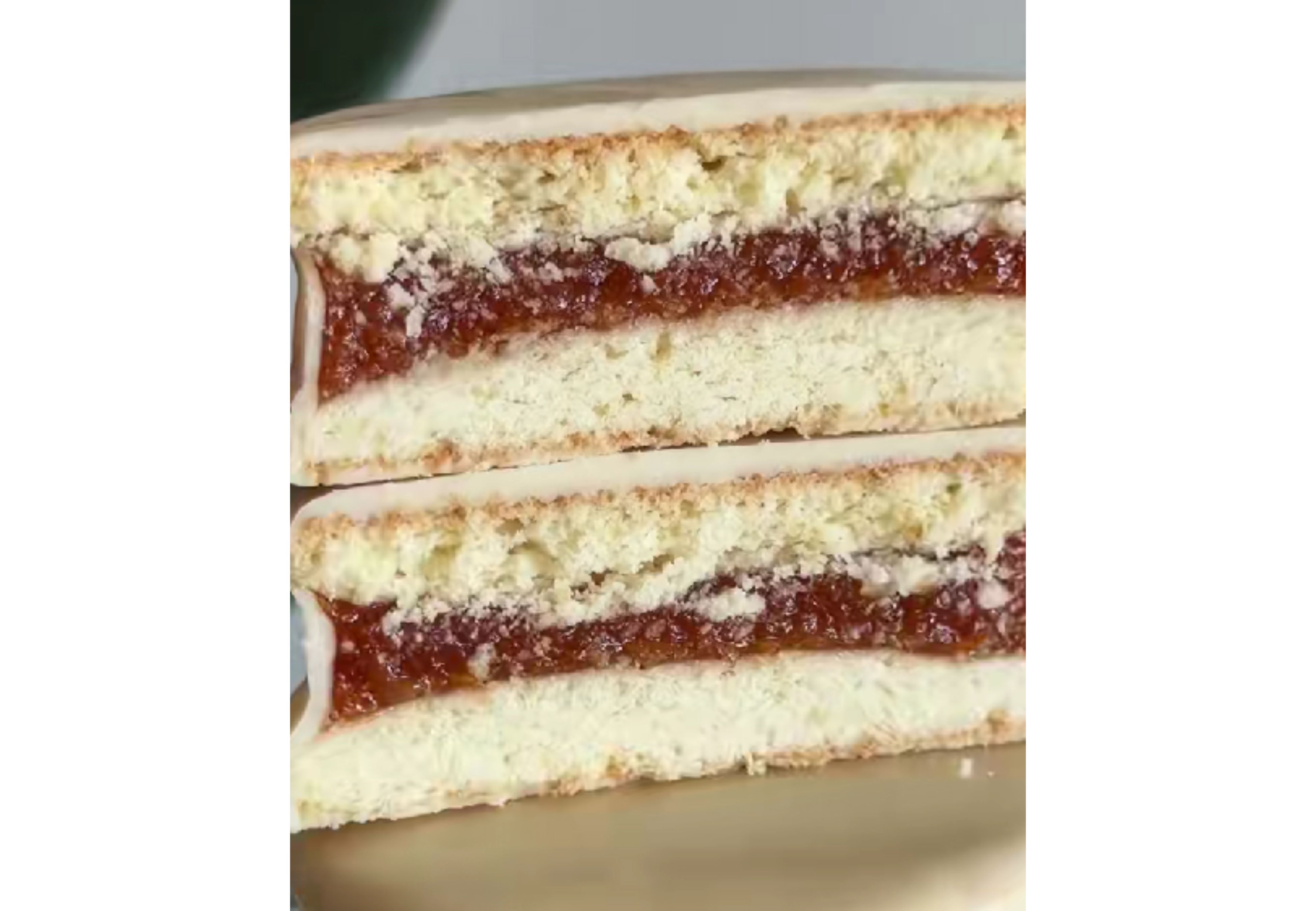 Así quedan los alfajores con esta receta.