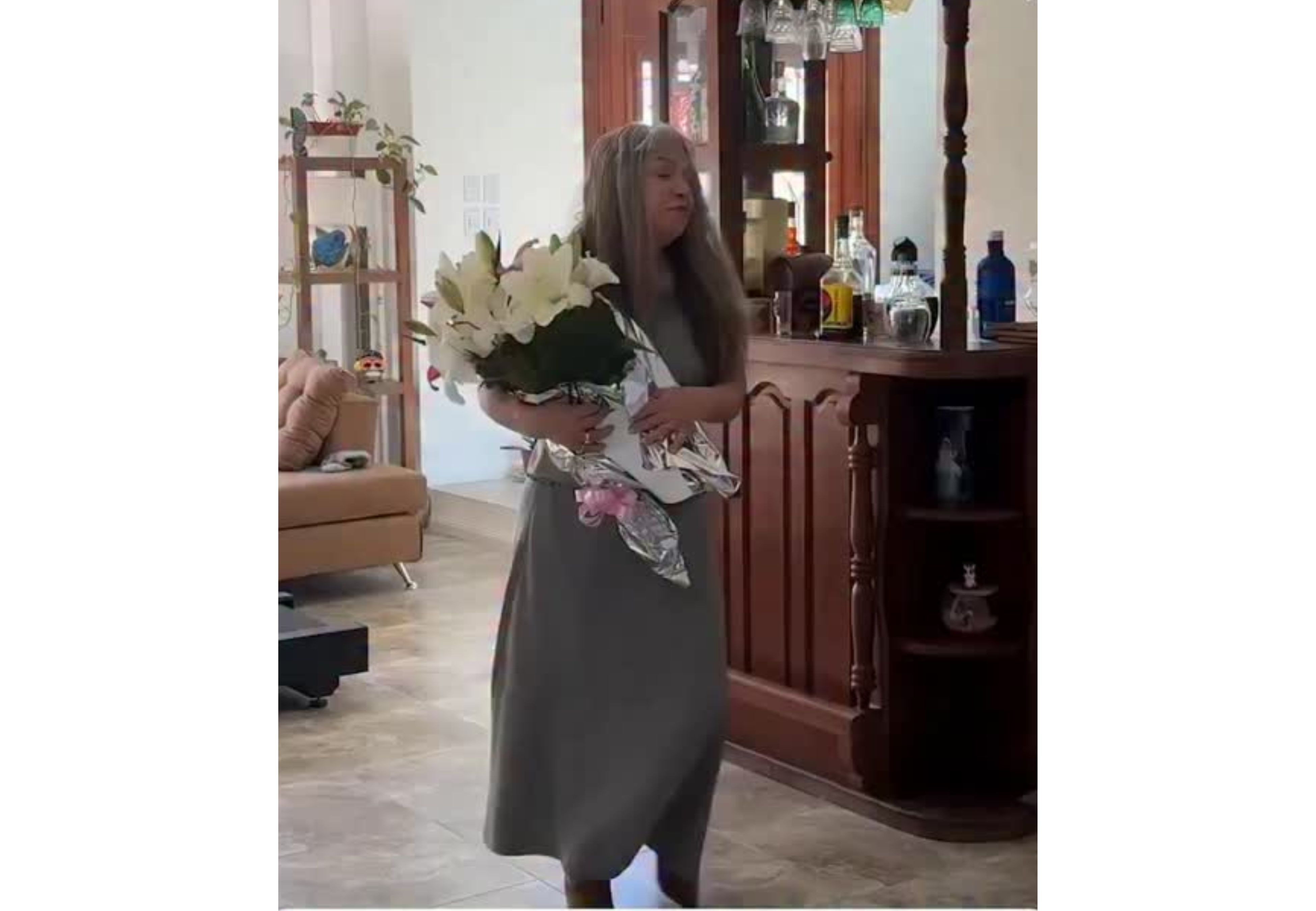 Irene, la mamá de María Becerra.
