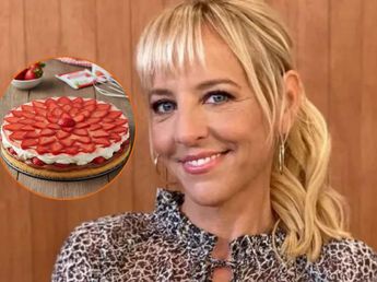 Sin horno y en pocos minutos: la receta de tarta de frutillas de Jimena Monteverde que no falla