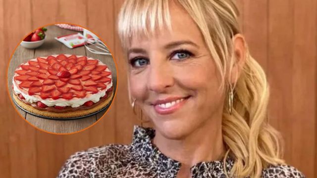 Sin horno y en pocos minutos: la receta de tarta de frutillas de Jimena Monteverde que no falla