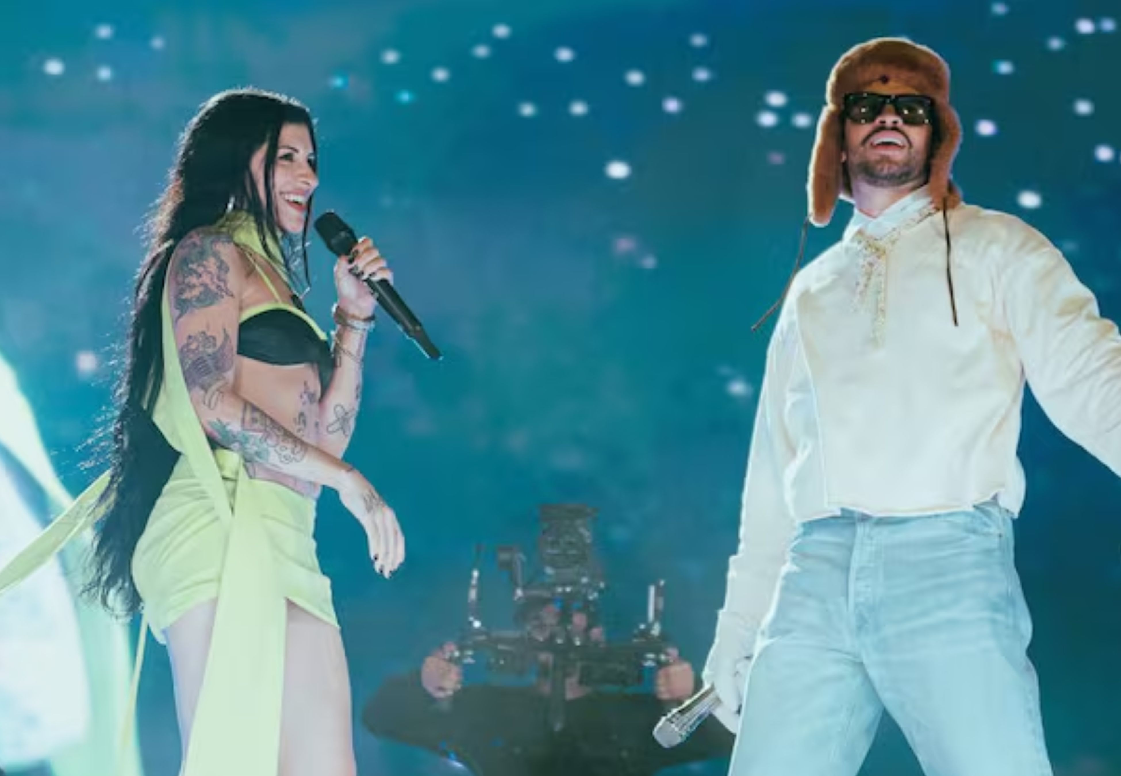 La cantante jujeña participó de uno de los shows de River de Benito.