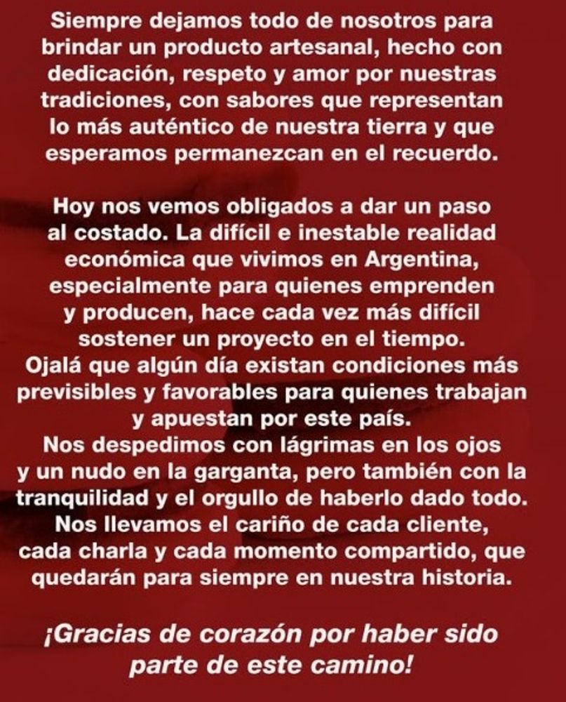 El último mensaje de La Paila.