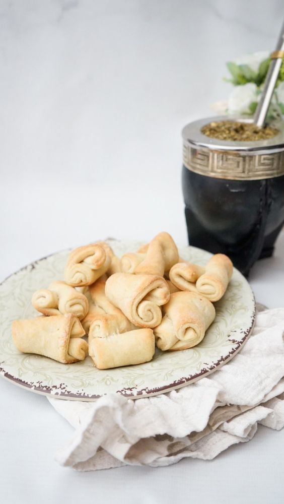 Estos cuernitos son ideales para acompañar unos mates a la tarde.