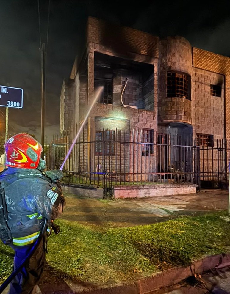 Incendio en Córdoba.