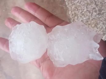 Llegó la tormenta a Córdoba: el granizo azotó a localidades del sur provincial