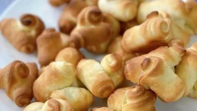 La receta de cuernitos de panadería.