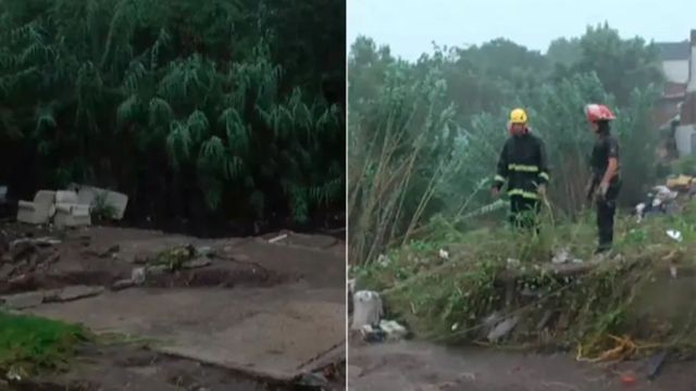 Fuerte temporal en Paraná: buscan a dos personas desaparecidas en la zona de Churruarín y Blas Parera