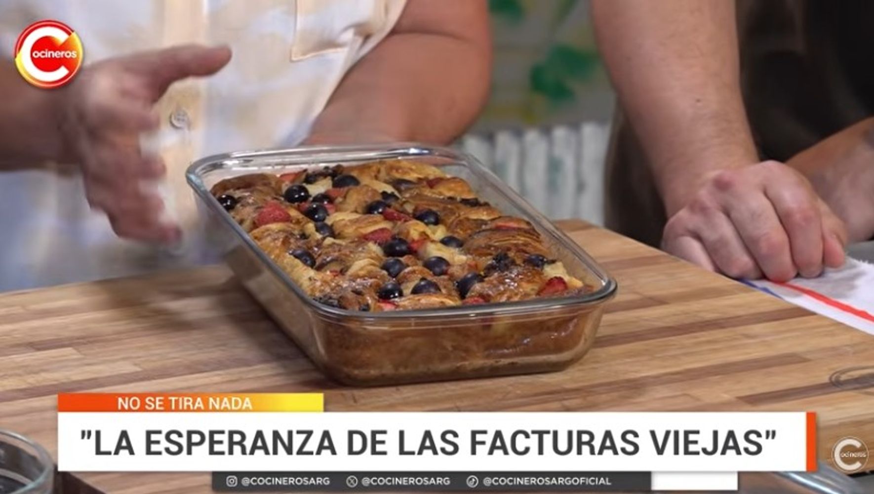 Ni budín de pan ni flan: la receta de Gladys Olazar, de Cocineros Argentinos para transformar las facturas que te sobraron en un postre increíble