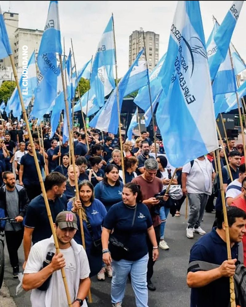 Paro General 19 de febrero en Rosario