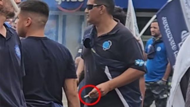 El momento exacto del incidente en Córdoba.