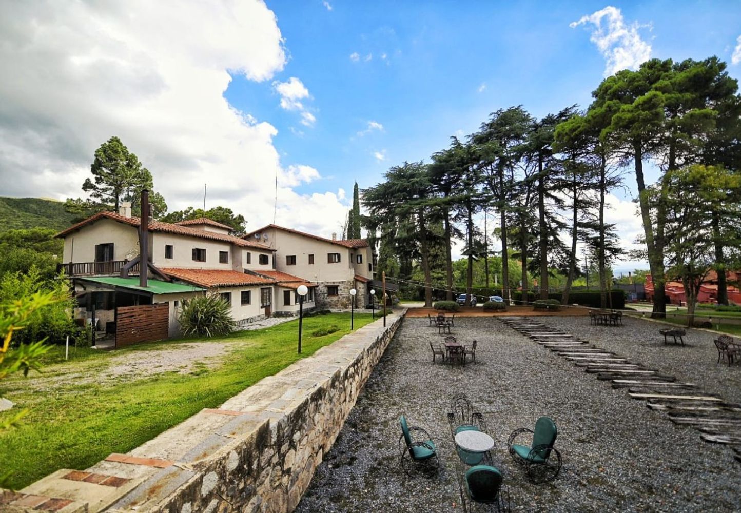 La estancia ofrece distintos rincones para disfrutar del paísaje.