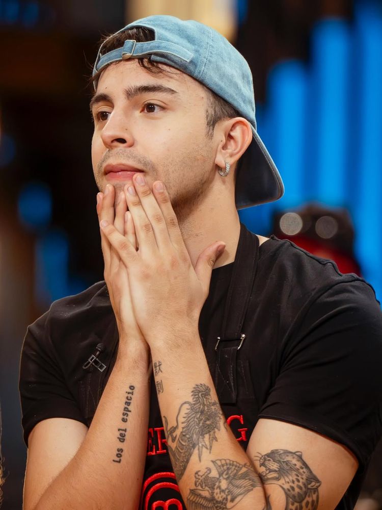 El cantante en MasterChef Celebrity.