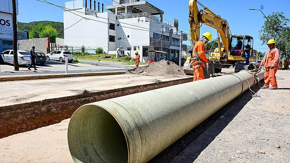 El Nuevo acueducto de Av. Cárcano entra en funcionamiento