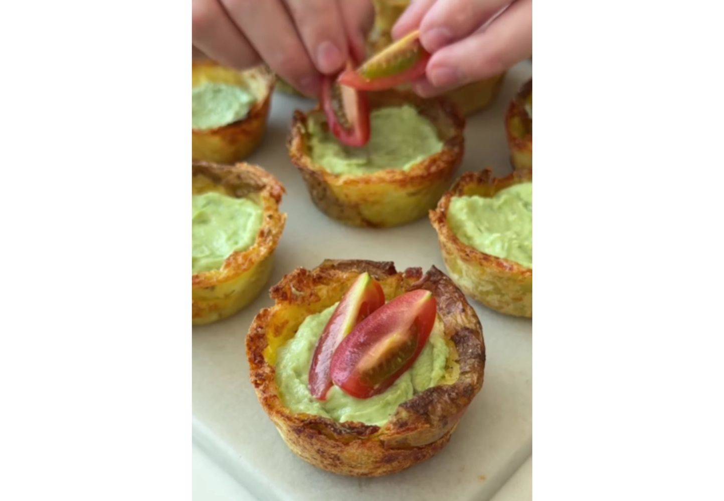Estas mini tartas son muy fáciles de hacer.