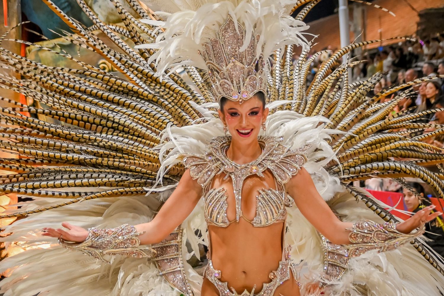 Manuela Scorzelli, representante de Ara Yeví, candidata a Reina del Carnaval del País.
