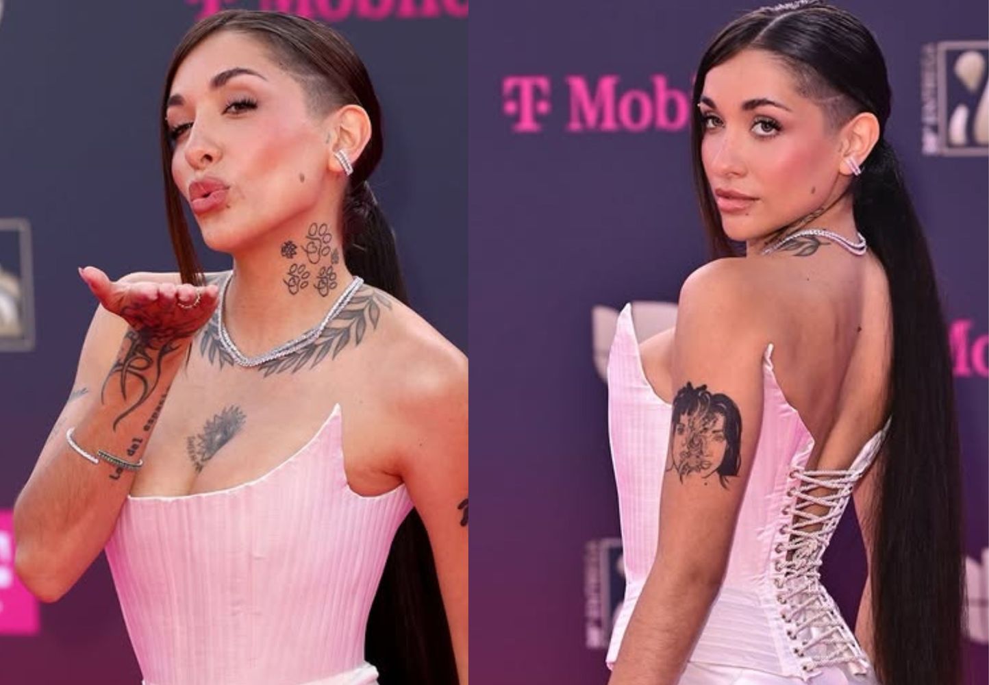 El look de la cantante.