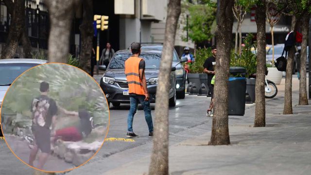 El video de la pelea entre naranjitas que terminó en un ataque a la Policía.