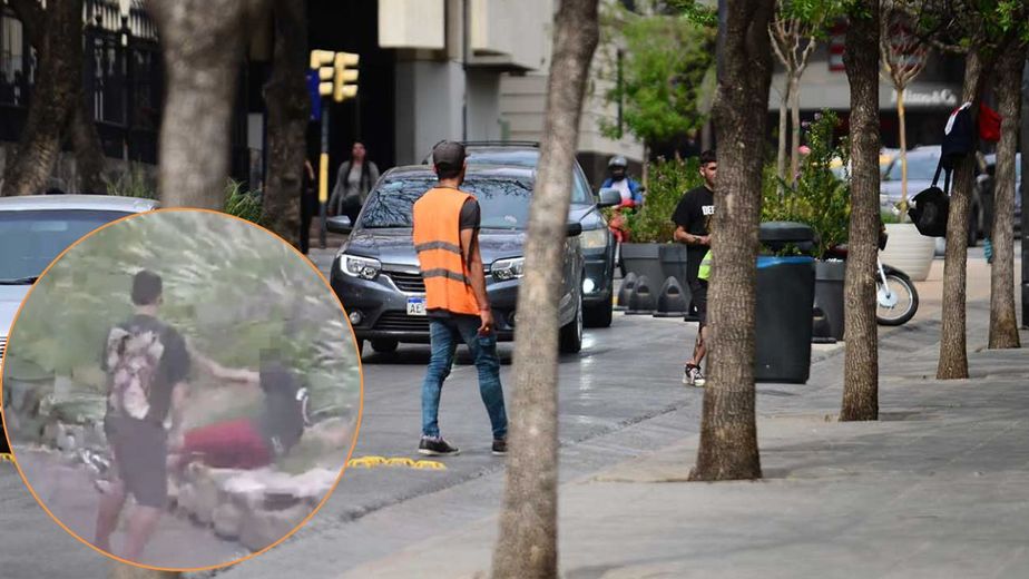 Video: violenta pelea entre naranjitas terminó con ataques a la Policía en Córdoba
