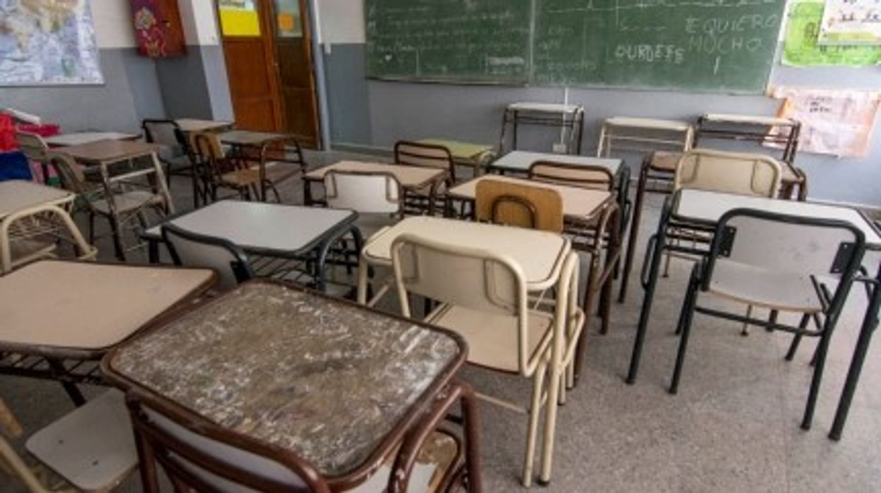 Aulas vacías.