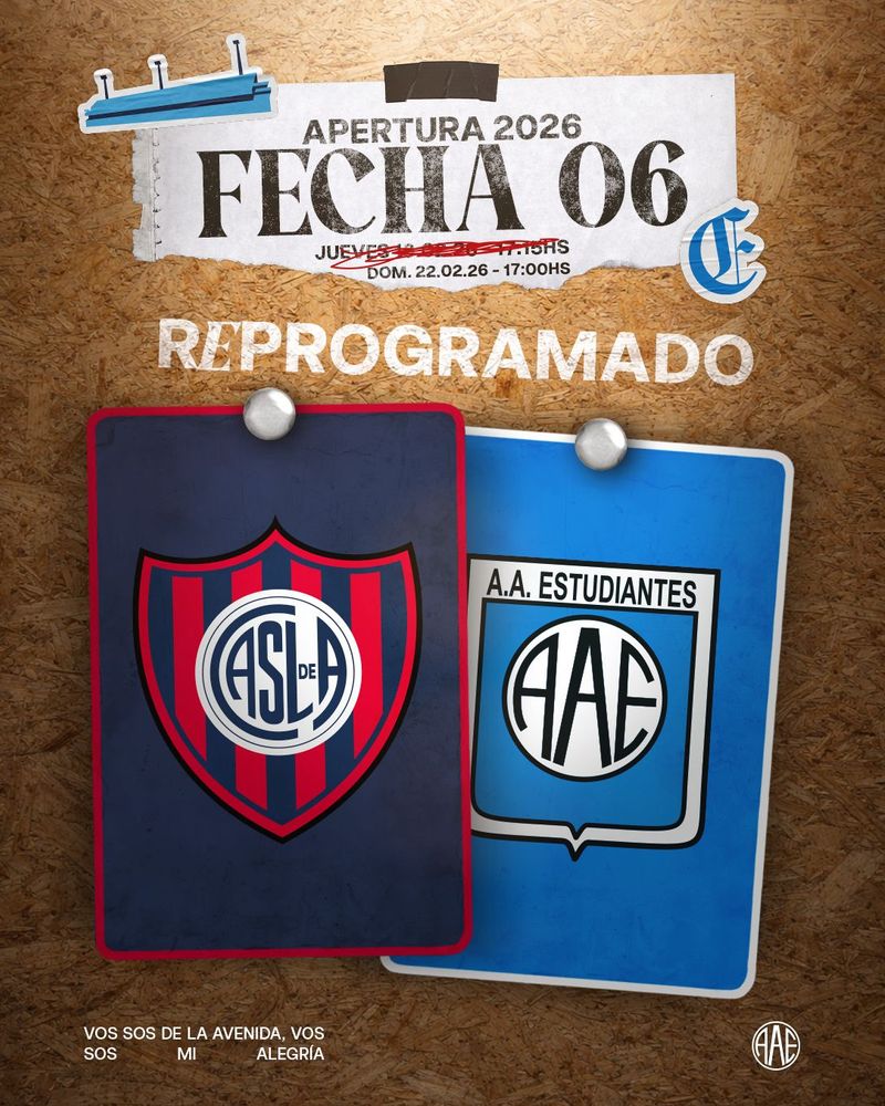 Estudiantes de Río Cuarto juega con San Lorenzo.