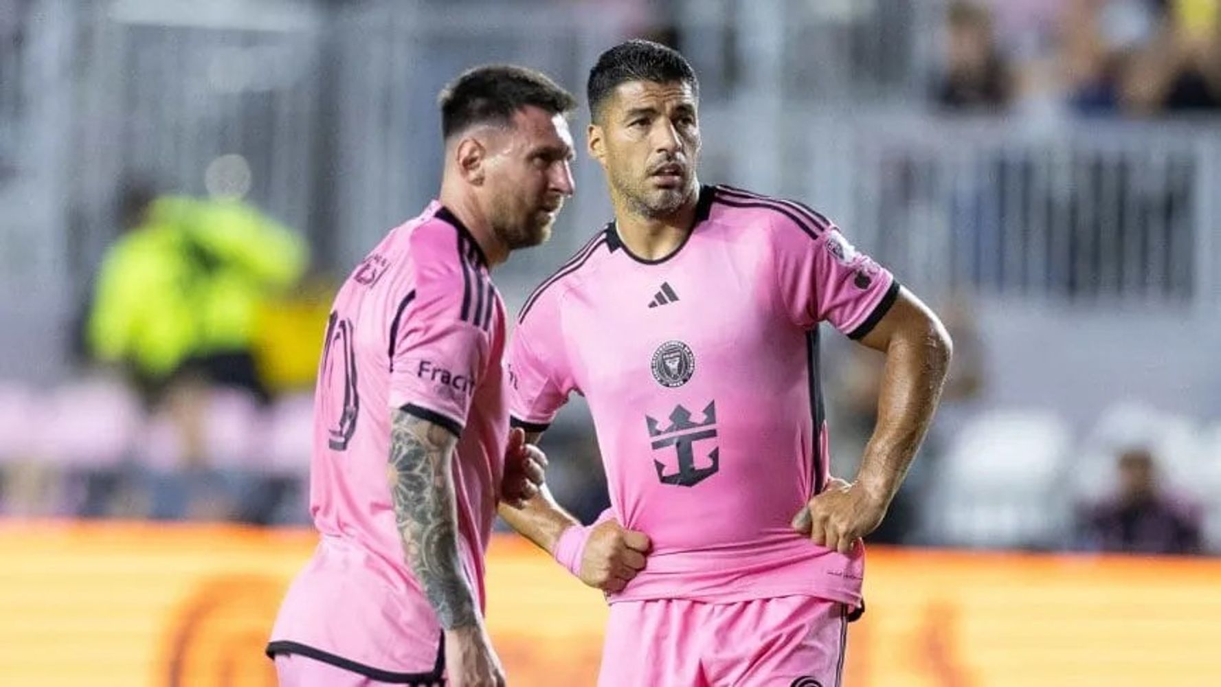 Lionel Messi y Luis Suárez