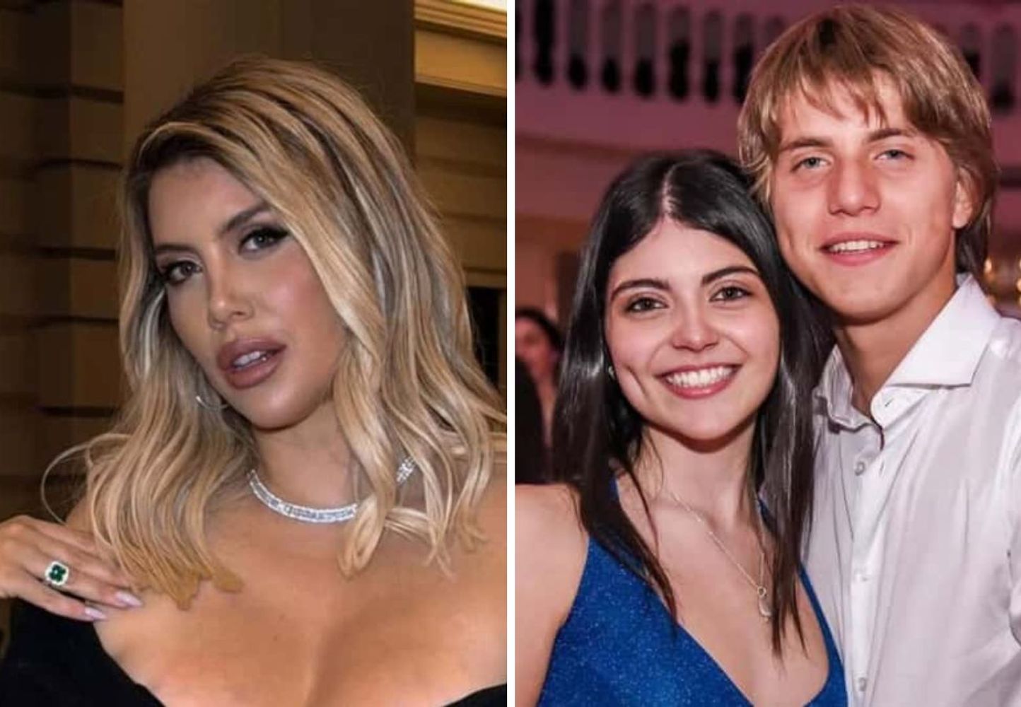 Wanda Nara y Valentino López