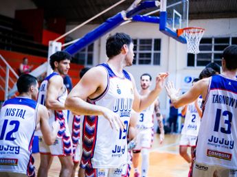 La excursión en tierras cuyanas inició con éxito para Jujuy Básquet, que le ganó a Rivadavia