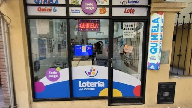 Agencia ganadora del Quini 6.