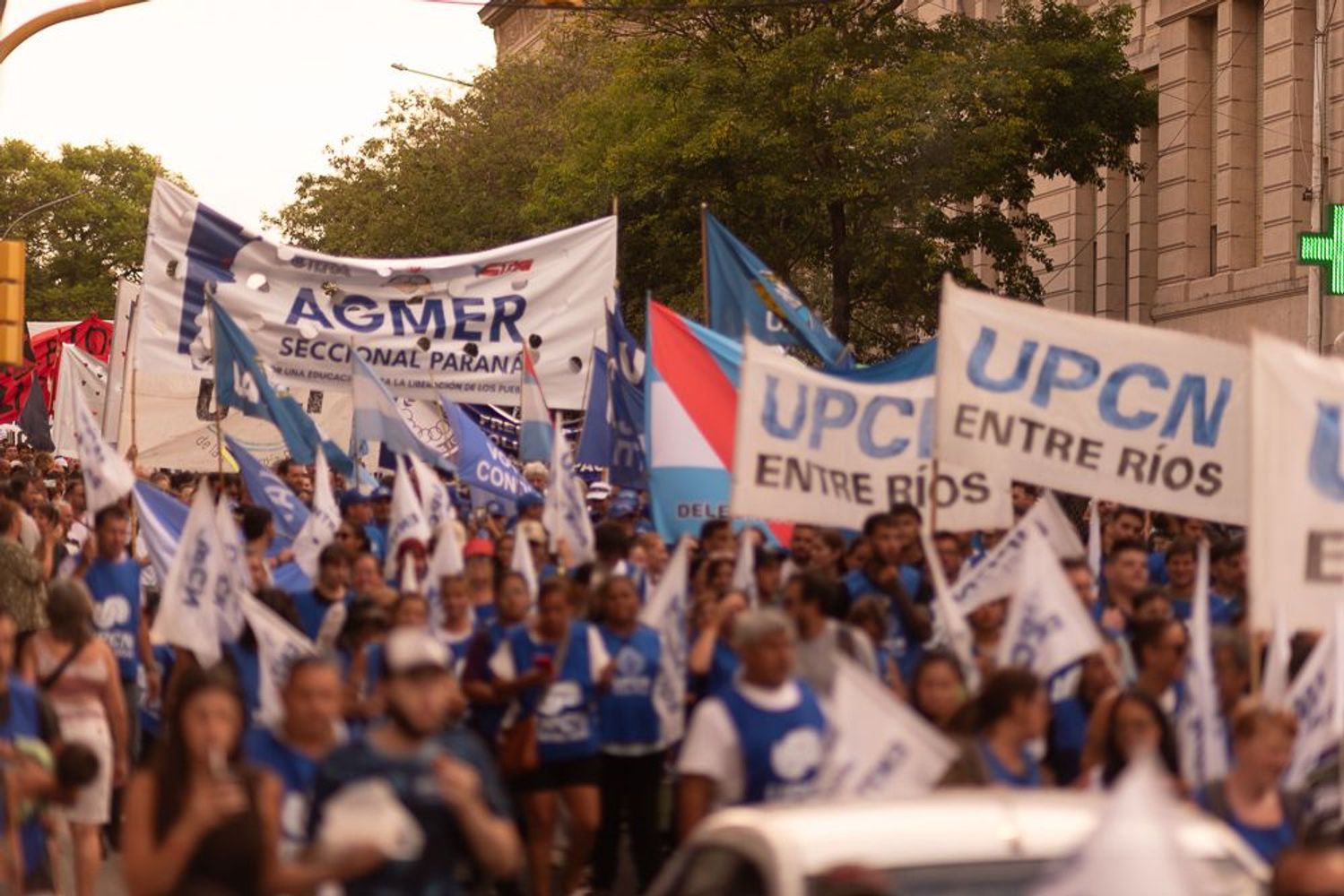Achivo, movilización docente.