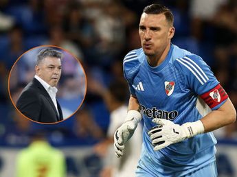 Captaron a Gallardo hablando sobre Armani en la derrota de River: "Tiene que..."