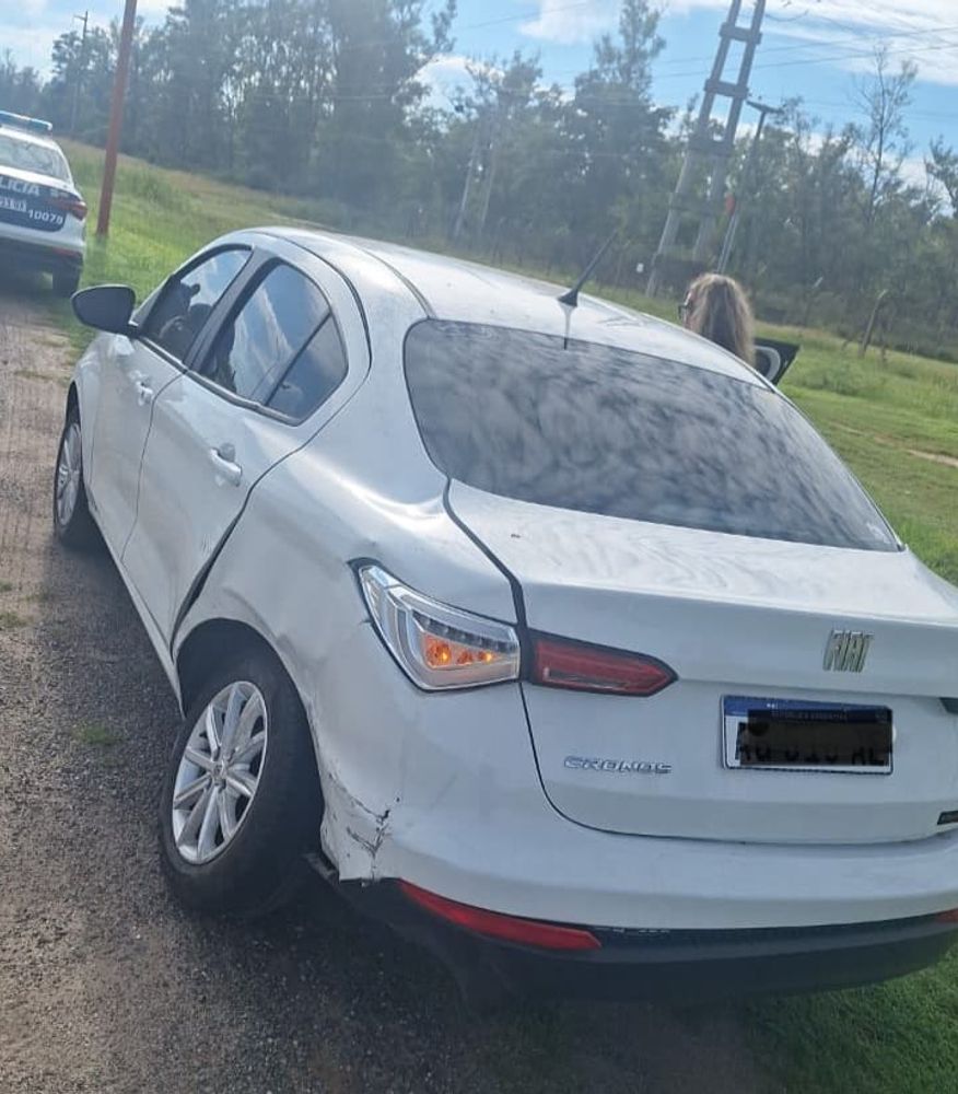 Accidente sobre ruta 19 en Arroyito con daños materiales para los 2 vehículos