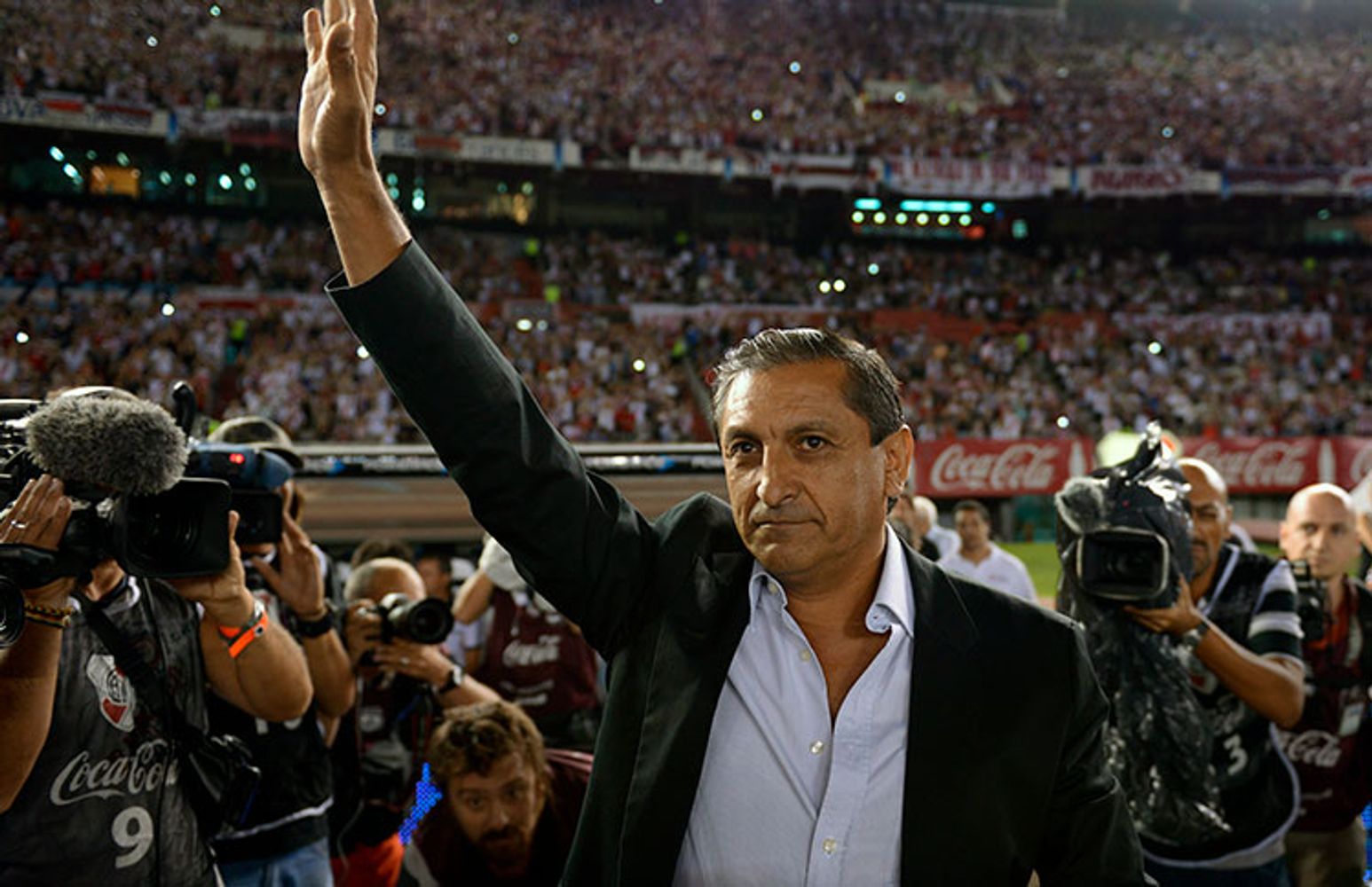 Ramón Díaz, un histórico en River, que vuelve a ser candidato.